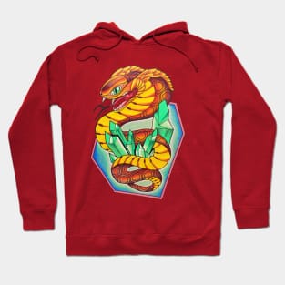 Intergalactic Emerald Crystal Cobra Hoodie